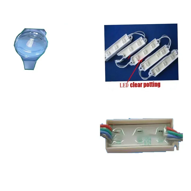 Clear water circuit potting silicone