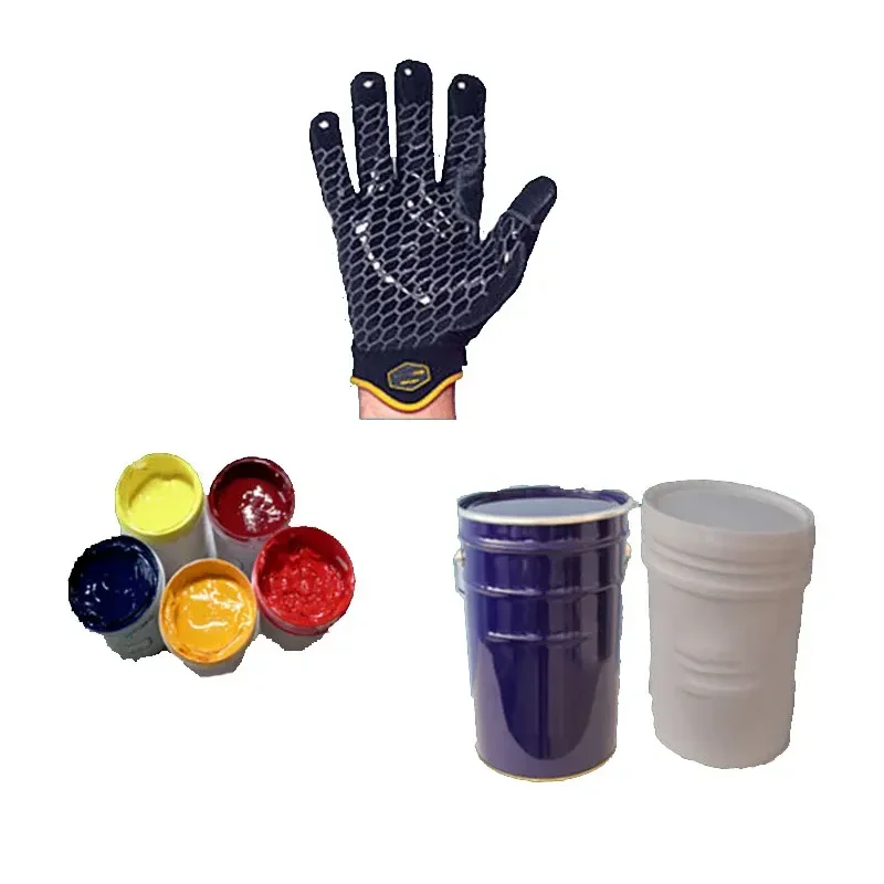 Gloves printing silicone ink