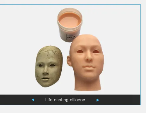 Applications of Doll Silastic Silicone&nbsp;Silicone for Prosthesis is platinum cure silicone rubber with medical grade, it belongs to life casting silicone rub...